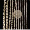 thumbnail image 3 of 10K Real Yellow Gold Rope Chain ,Solid Gold Rope Chain Necklace 1.7mm- 5.8mm 16-26 inches, Heavy Real 10K Gold Rope Chain,Men and Women (Width:1.7mm; Necklace length:16;), 3 of 6
