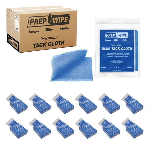 144 Pack Prep-Wipes Blue Tack Cloths – Professional Woodworking and Painting