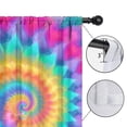 thumbnail image 4 of Blackout Kids Curtains,Colorful Tie Dye Mandala Pattern Childrens Insulated Curtains Set Of 2,Bedroom Essentials,Toddler Room Decor 42"x63", 4 of 5