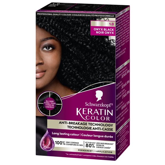 Schwarzkopf Keratin Color Permanent Hair Color Cream