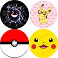 thumbnail image 2 of Fondos de Pokémon Gengar con cubierta elástica para fiesta de cumpleaños de niño, pancarta con cara de Bulbasaur de Jynect, accesorios para sesión de fotos de anime, 2 of 4