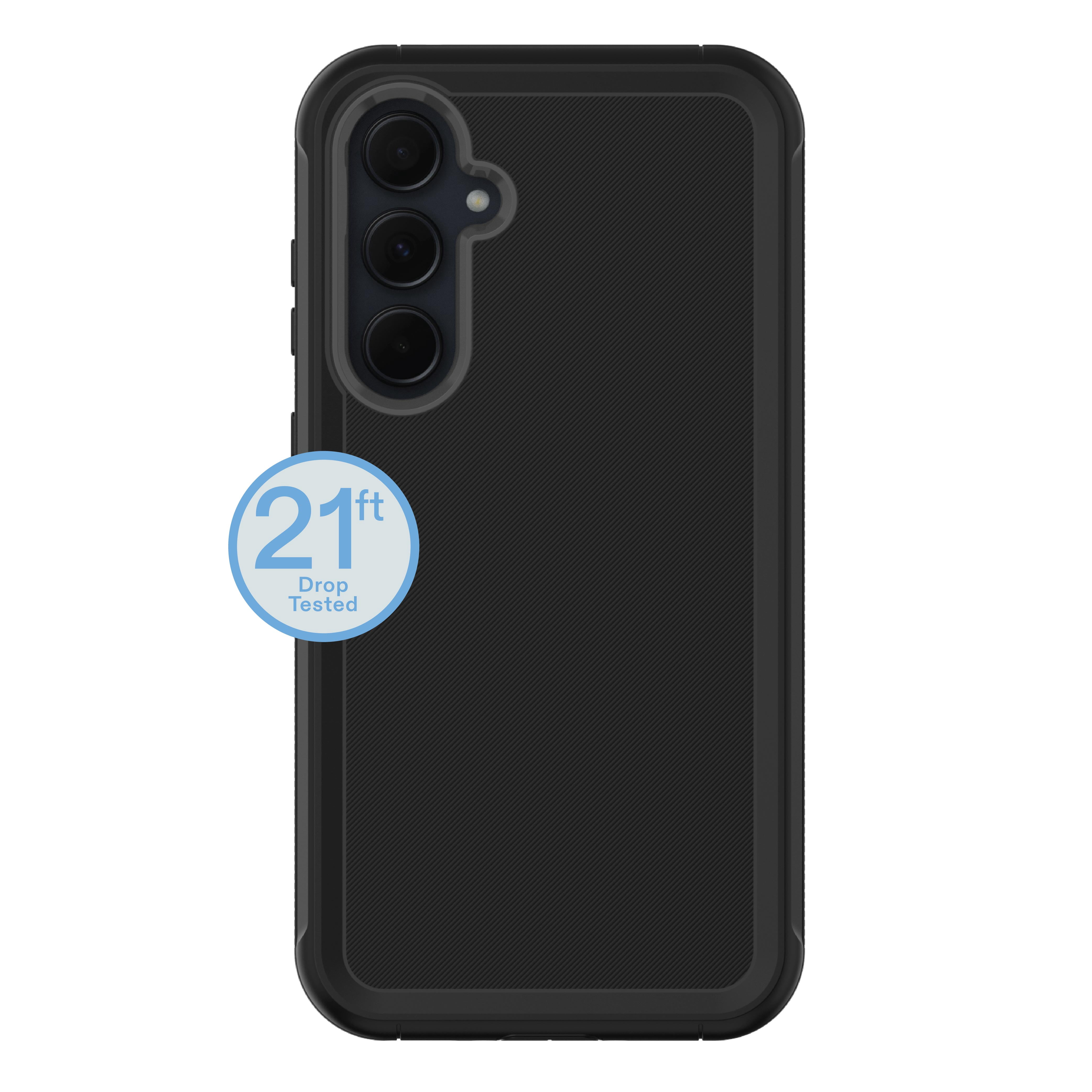 onn Rugged Phone Case for Samsung Galaxy A35 5G – Black/Gray