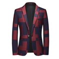 thumbnail image 1 of Chaqueta de traje informal de negocios de otoño para hombre, traje ajustado para hombre, 1 of 6