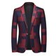 thumbnail image 1 of Chaqueta de traje informal de negocios de otoño para hombre, traje ajustado para hombre, 1 of 6