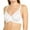 White, variant on Women's Renaissance Rose Embroidered Underwire Bra, Black, 42D