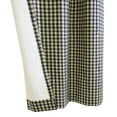 thumbnail image 4 of Checkers Patterned Cotton Duck Insulated Curtain Panel each 80" x 84" in Navy, 4 of 6