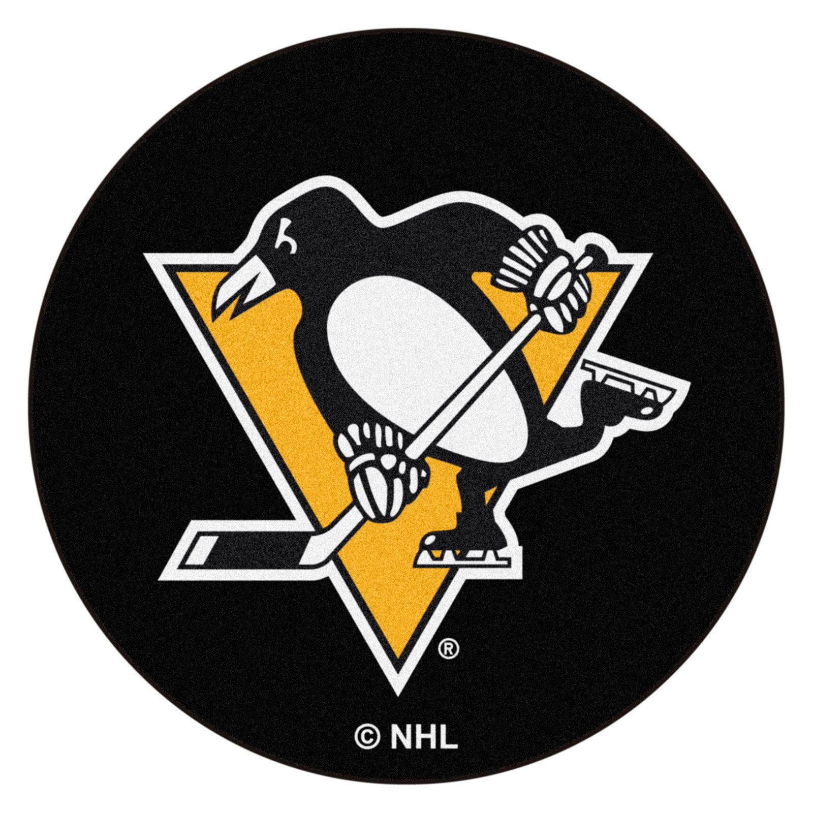 Pittsburgh Penguins Stitch Series Team Logo Model SOUVENIR PUCK 