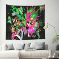 thumbnail image 3 of Splatoon Wall Tapestry Cartoon Poster Wall Hanging Tapestry for College Dorm Living Room Bedroom Decoration 40x60 Inch, 3 of 7
