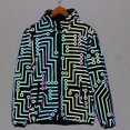 thumbnail image 4 of Chaqueta reflectante colorida para hombre y mujer - Negra / 3XL, 4 of 5