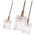 thumbnail image 3 of Woodbridge Lighting Candice 5-Light Metal Pendant Chandelier in Brass/Bronze, 3 of 5