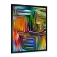 thumbnail image 2 of Designart 'Colour Spiral Fusion III' Modern Framed Art Print, 2 of 4