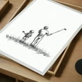 thumbnail image 4 of Vintage Golf Print, Father And Son Print, Nursery Wall Art, Kids Sports Gallery Wall , Matte Canvas Stretched, Posters for Room Bedroom Living Room Bathroom Wall Decor, Posters & Art Prints, Gift., 4 of 7