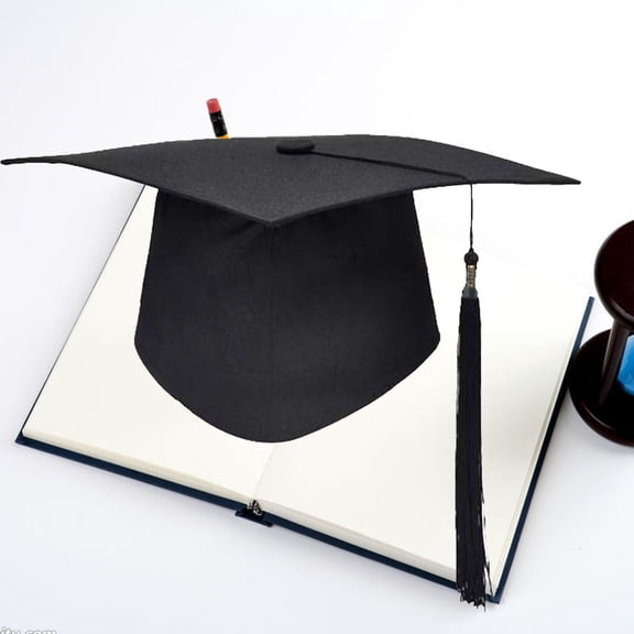Topbathy Unisex Graduation Hat for School Events Black 1Set