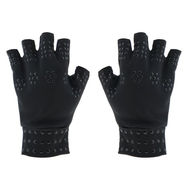 Guantes Negros para Artritis Guantes Compresión Guantes Magnéticos Antiartritis Sin Terapéuticos Dolor de Manos de
