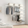 thumbnail image 4 of Gymax Custom Closet Organizer Kit 4 to 6 FT Wall-mounted Closet System w/ Hang Rod, 4 of 7