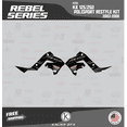 thumbnail image 2 of Kalair GFX Graphics Kit for Kawasaki KLX 125 Polisport Restyle (2003-2008) Rebel Series, 2 of 5