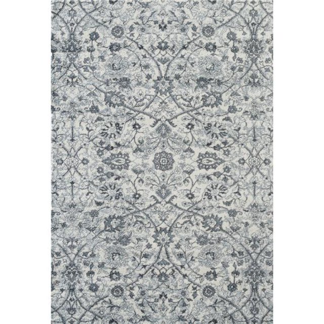 Amer Rug ALX247999 7 ft. 9 in. x 9 ft. 9 in. Ale x andria 24 Power-Loomed Area Rug - Light Blue