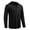Black, variant on Ziynglg Men's Shirts Solid Color Hooded Drawstring Long Sleeve Casual T-Shirt for Men