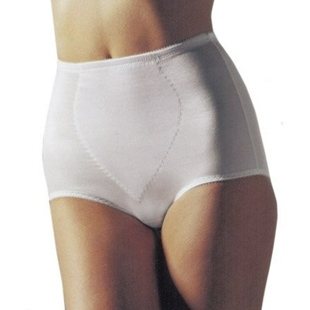Hanes Hanes Women's Moderate Control with Tummy Panel Brief, XLWhite
