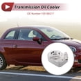 thumbnail image 3 of Unique Bargains Engine Oil Cooler for Fiat Multipla 1.9 JTD 2002-2010 Transmission Oil Cooler Trans Cooler O-ring Seals No.55186217 Aluminum Alloy Silver Tone 1 Set, 3 of 6