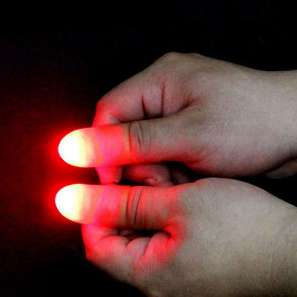10 piezas de luces LED para dedos de fiesta para adolescentes Linterna LED para dedos iluminada para niños, niñas, hombres, mujeres, fiestas