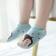 thumbnail image 5 of 6 Pairs Baby Toddler ABS Non-Slip Socks Trainer Socks Invisible Cotton, 5 of 5