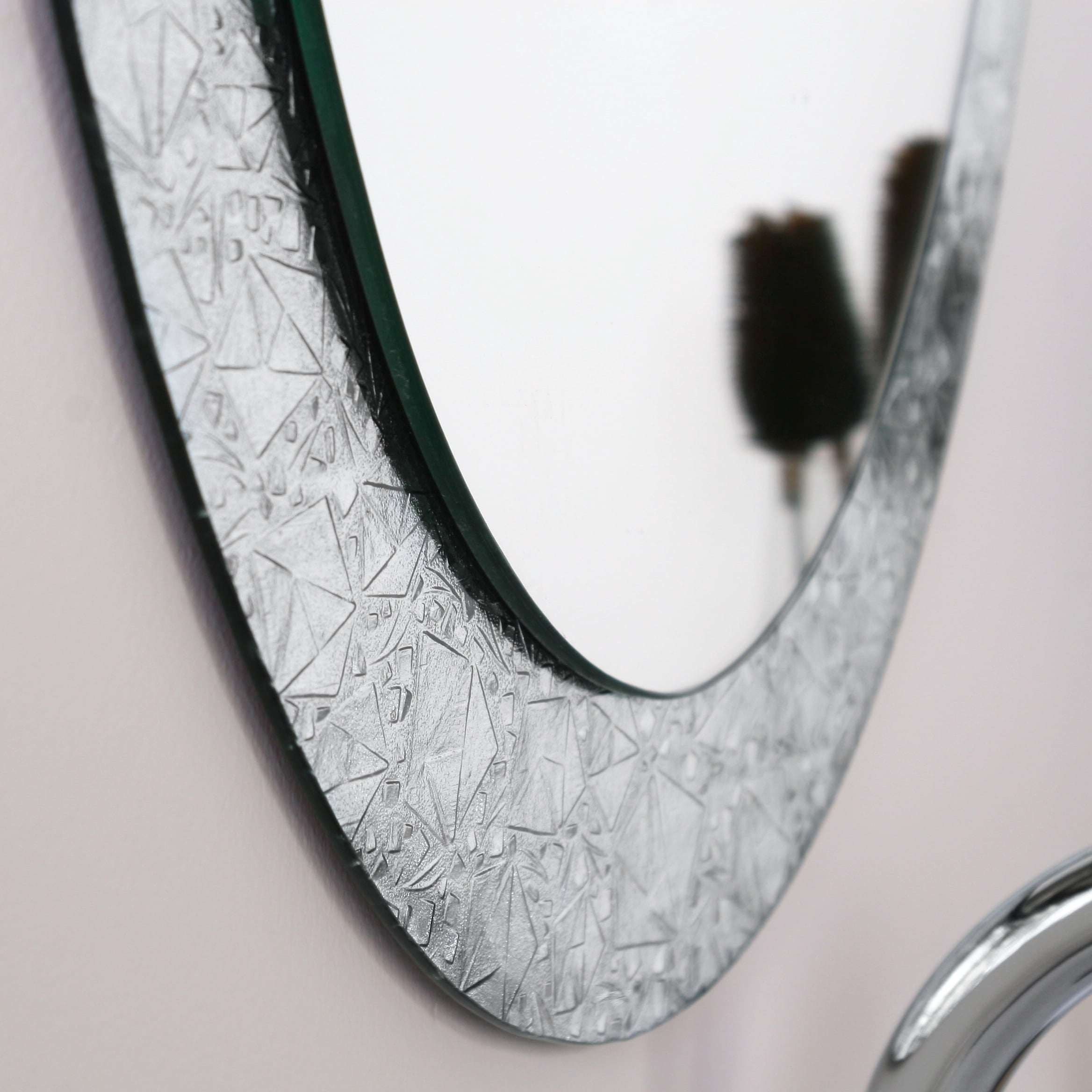 Decor Wonderland 31.5" x 23.6" Silver Modern Frameless Mirror