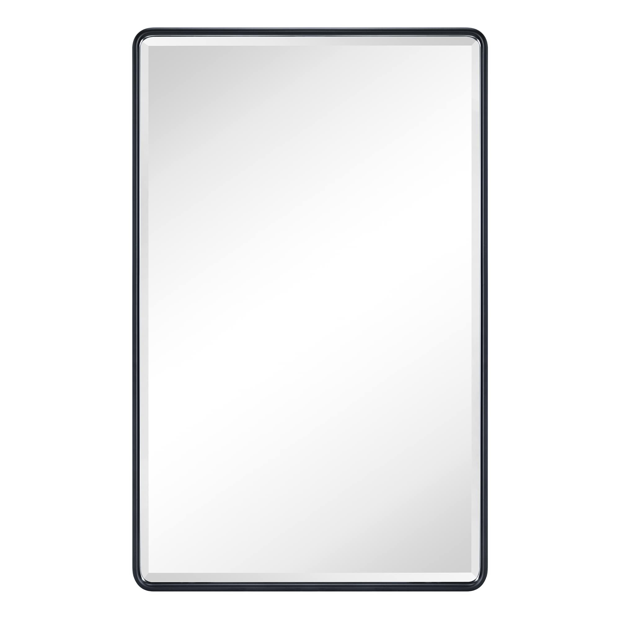 Farmhouse Black Recessed Rectangle Bathroom Medicine with