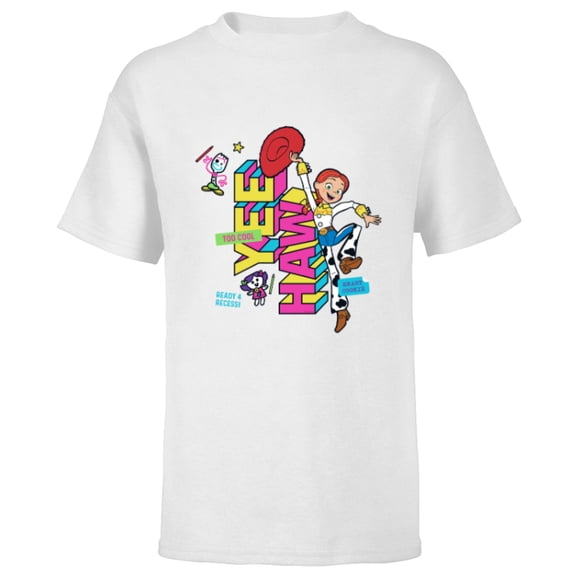 Disney and Pixar’s Toy Story Jessie Back to School - Short Sleeve T-Shirt for Kids - Customized-White