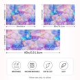 thumbnail image 2 of Yayeee Pillowcase Standard Size Set of 2 Satin Wrinkle Resistant Envelope Pillow Case, Pastel Pink Marble Pattern, 2 of 8