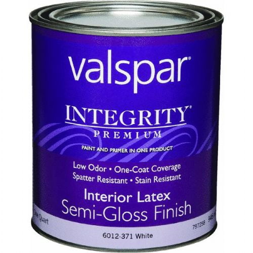 Valspar Integrity Latex Paint And Primer SemiGloss Interior Wall Paint