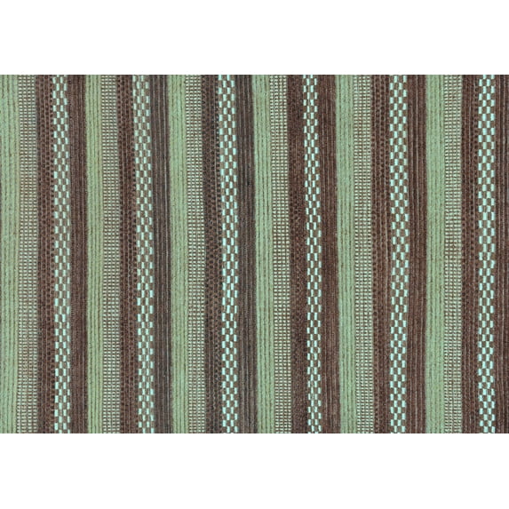 Ahgly Company Indoor Rectangle Oriental Light Blue Modern Area Rugs, 7' x 10'