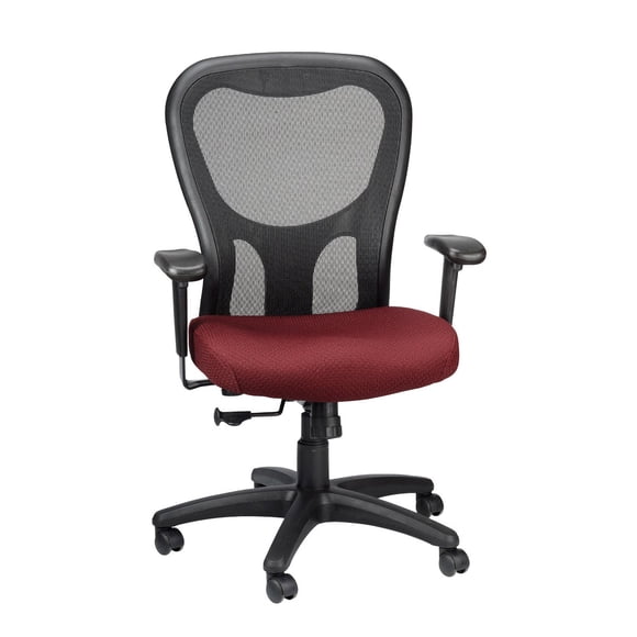 Tempur-Pedic Mesh Swivel Office Chair with Cooling Gel Layer Burgundy