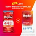 thumbnail image 6 of MegaRed Advanced 4in1 500mg Omega-3 Fish Krill Oil Supplements, Heart Brain Eyes Joints Health, 25 Softgels, 6 of 15