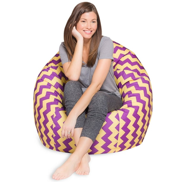 Posh Creations Bean Bag Chair, 4 ft, Multple Colors