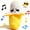 Banana, variant on 2026 New Interactive Music Plush Toy, Stuffed Doll Fruit Shape Happy Interaction Touch Sensitive ,Perfect Gift For Birthdays Easter Halloween Christmas Valentine's Day(Banana)