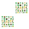 thumbnail image 4 of Calcomanías de trébol Wosthever Calcomanías de hojas verdes únicas Tipo 2 37 patrones, 4 of 6