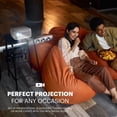 thumbnail image 4 of KODAK FLIK X10 Full HD Multimedia Projector | Mini Portable Compact Home Theater System with Remote Control, Native 1080p Video Projection & HDMI Cable | Watch Movies from iPhone, Laptop, Roku & More, 4 of 5