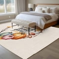 thumbnail image 4 of Rectangle Area Rugs 8 x 10 Ft, Fall Pumpkins Non-Slip Residential Carpet, Thanksgiving Watercolor Branch Maple Leaf Indoor Crawling Mats Runner Rugs for Living Room/Dining Room/Bedroom, 4 of 8