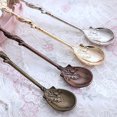 thumbnail image 3 of Travelwant 8Pcs/Set Vintage Coffee Spoon Small Ice Cream Dessert Crystal Head Spoon Retro Stirring Scoop Kitchen Seasoning Spice Spoon for Bar Home Kitchen Cafe, 3 of 7