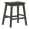 thumbnail image 6 of Hunter Solid Wood 5-Piece Counter Height Dining Set, Antique Gray, 6 of 7