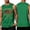 Green, variant on 4th Of July Mens Tops Summer Muscle Tank Tops Sleeveless Graphic Shirts Patriotic Flag Shirts