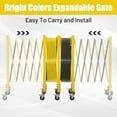 thumbnail image 5 of 23.6FT Metal Expandable Barricade, Folding Security Gate with Casters, Portable Traffic Barricade, Mobile Safety Barrier Gate Driveway Gate, Retractable Traffic Fence Indoor Outdoor, 5 of 7