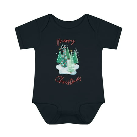 

Merry Christmas Snow Trees Baby & Toddler One Piece