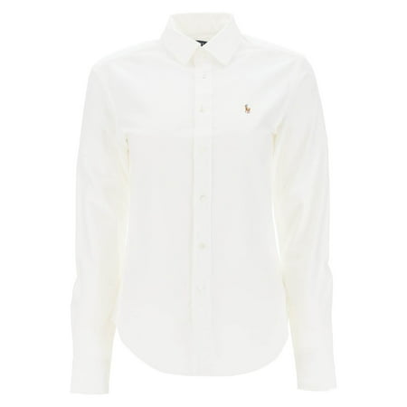 

Polo Ralph Lauren Oxford Shirt With Logo Embroidery Women