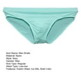 thumbnail image 6 of zeranth Men Briefs Low-rise Slim Fit High Elasticity Underwear Solid Color Ice Silk Transparent Panties Summer Ultra-thin Underwear, 6 of 6