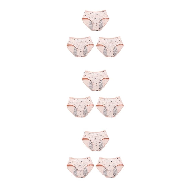 Qarigey Bragas de período impresas para niñas y niños, ropa interior menstrual, bragas, lencería a prueba de fugas, transpirable, para Type1 NO1