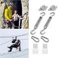 thumbnail image 2 of 1 Set Shade Sail Hardware Kit Fixing Expansion Screws Snap Hooks Snap Buttons Shade Sail Hook Screws Durable M6, 2 of 5