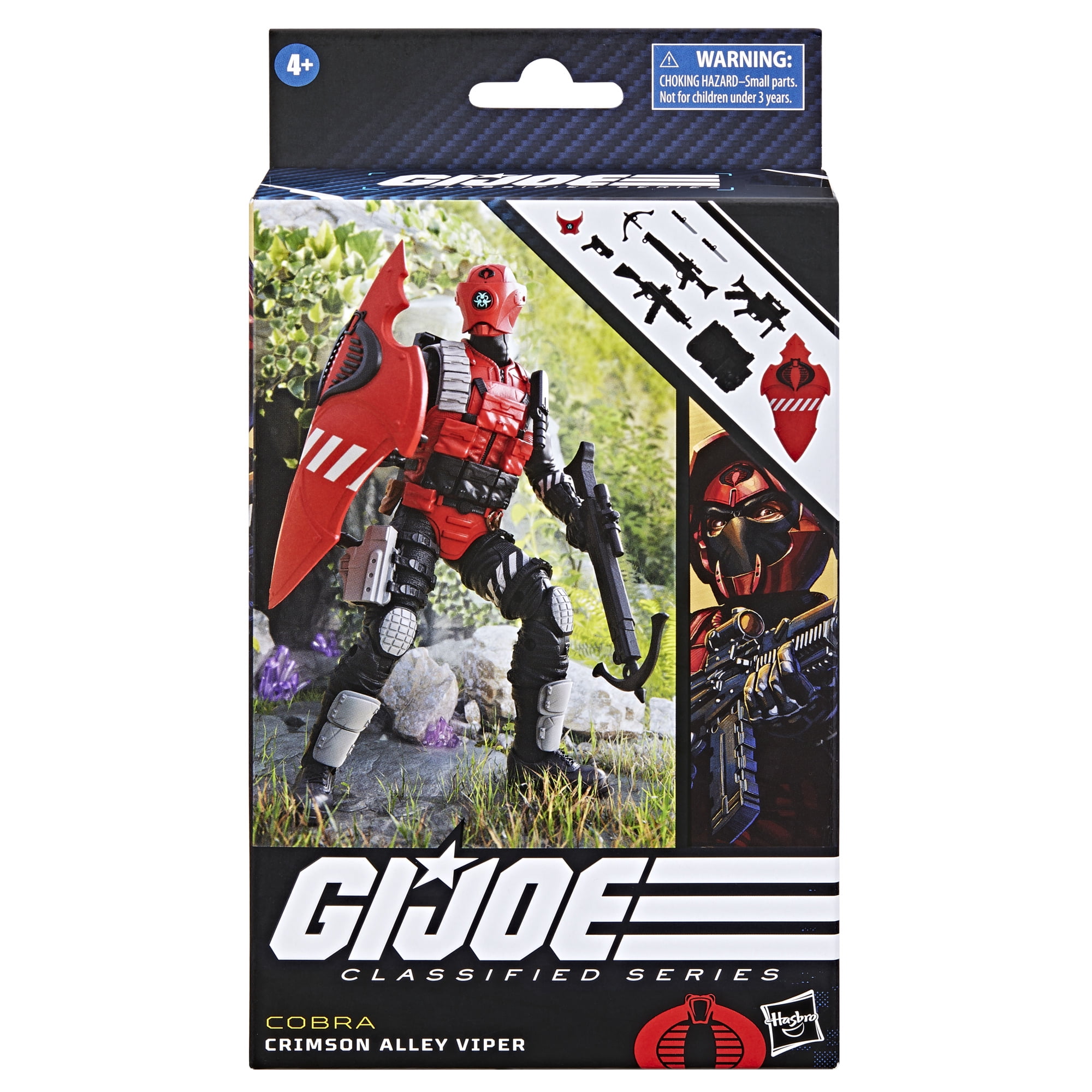 G.I. Joe Classified Series Crimson Alley Viper, Collectible G.I. Joe Action Figure (6"), 91