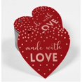 thumbnail image 2 of Inkdotpot Rose Gold Foil Paper Hang Tags Made With Love Wedding Favor Tags 50 Pieces, 2 of 6